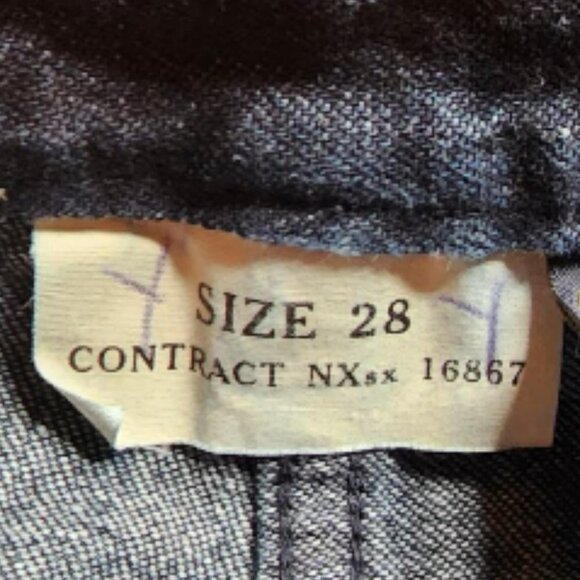 AT The Front High Waisted Trouser Jeans Wide Leg Jeans Size 28 / 6 - Picture 5 of 7